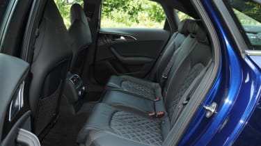 Audi S6 rear seats