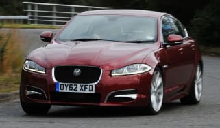 Jaguar XF front cornering