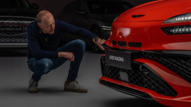 Phil McNamara with the Genesis GV60 Magma