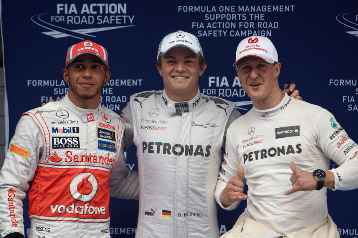 2012 Chinese Grand Prix qualifying: Rosberg takes pole in Shanghai ...