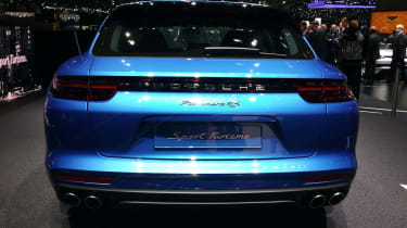 Porsche Panamera Sport Turismo show - full rear