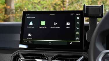 Dacia Duster - Apps menu