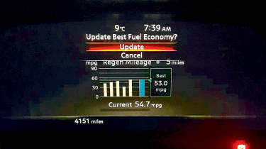 Nissan Qashqai e-Power Tekna+ - efficiency 