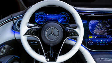 Mercedes EQS - steering wheel