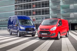 Ford Transit and Ford Transit Custom - front