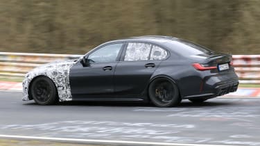 New BMW M3 CS - side track