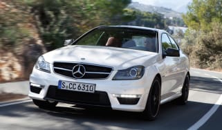 Mercedes C63 AMG Coupe front tracking