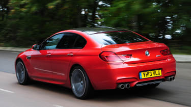 BMW M6 Gran Coupe rear tracking