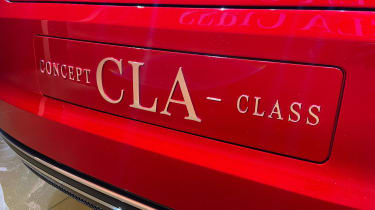 Mercedes Concept CLA Class Munich - badge