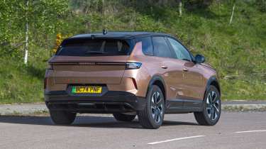Vauxhall Grandland Electric - rear cornering 