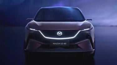  Mazda CX-6e preview - rear 3/4 static
