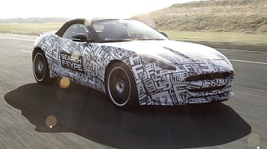 Jaguar F-Type front tracking