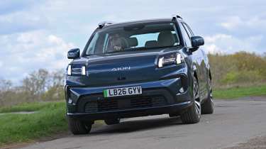 Aion V - front cornering