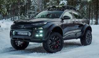 Audi Q6 e-tron off-road concept - front 3/4