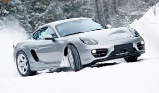 Porsche Cayman S front cornering