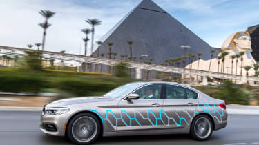 BMW 5 Series Personal CoPilot autonomous prototype front