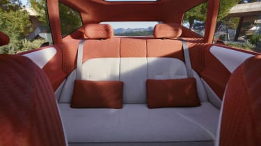 BMW Vision Neue Klasse X concept - rear seats