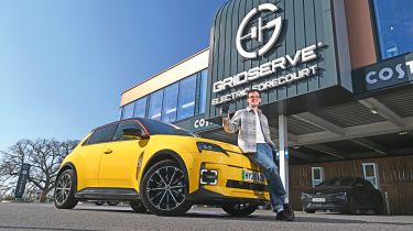 EV charging hacks - front of R5 in front of Gridserve