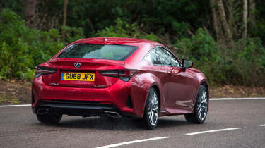 Used Lexus RC - rear cornering