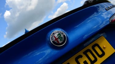 Alfa Romeo Giulia Quadrifoglio long termer - rear badge