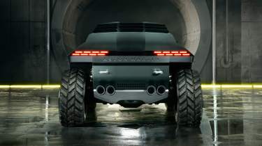 Aston Martin Dreadnought - rear end