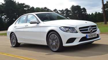 Used Mercedes C-Class - front 3/4