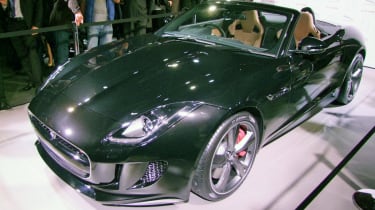 Jaguar F-Type Roadster front three-quarters