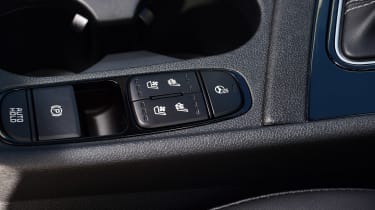 New Kia Niro Hybrid - heated seat controls