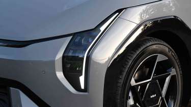 Kia EV4 - head light detail, side
