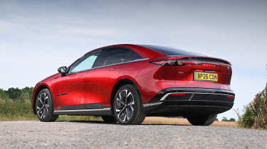 Mazda 6e in the UK - rear static