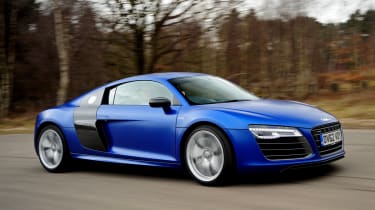 Audi R8 coupe side