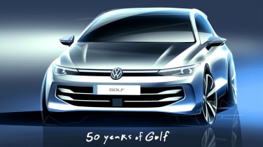 Volkswagen Golf facelift - front 