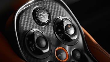 McLaren 570GT - start/stop button