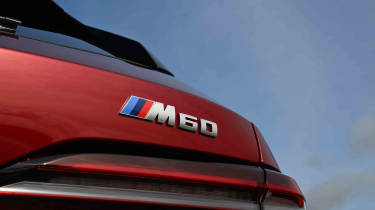 BMW i5 Touring - &#039;M60&#039; badge detail