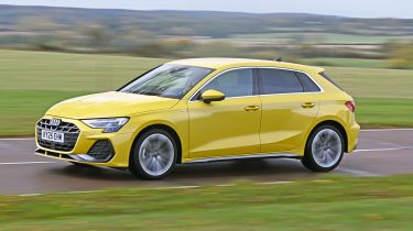 Audi A3 Sportback 35 TFSI - dynamic front angled