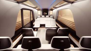 Tesla Robovan - interior overview