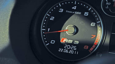Audi RS3 dials