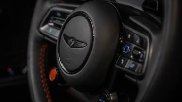 Genesis GV60 Magma - steering wheel detail