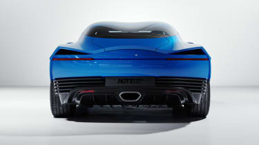 Zagato AGTZ Twin Tail (blue) - rear static