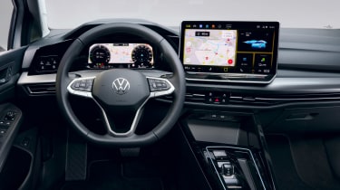 Volkswagen Golf facelift - cabin