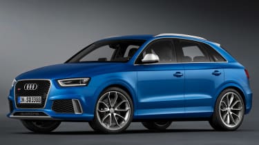 Audi Q3 RS front side blue static