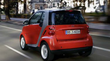 Smart ForTwo Cabriolet rear tracking