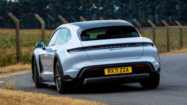 Used Porsche Taycan - rear cornering