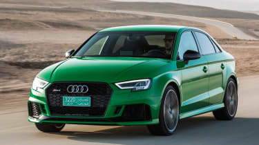 Audi RS3 Saloon 2017 - front tracking