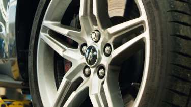 Kerbed wheels and paint scrapes