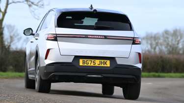 Vauxhall Grandland Hybird - rear cornering 