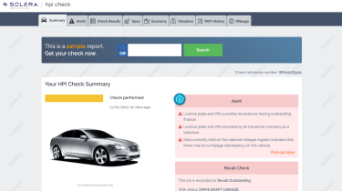 Best car check websites - HPI
