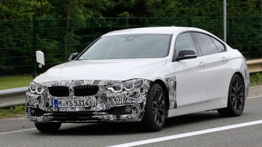 BMW 4 Series Gran Coupe - spy shots front tracking