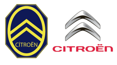 Citroen badges old and new