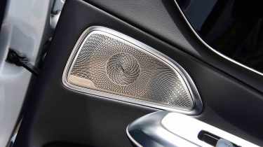 Mercedes E-Class E 300 e - Burmester speaker grille detail